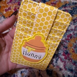 Loungefly wallet Winnie the Pooh Yellow Honeycomb Card Holder